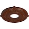 Ekena Millwork Attica Medallion (Canopies up to 3 1/2"), 12 3/4"OD x 4"ID x 1/2"P, Burnished Mahogany Crackle CM12ATBMC - alternate 6